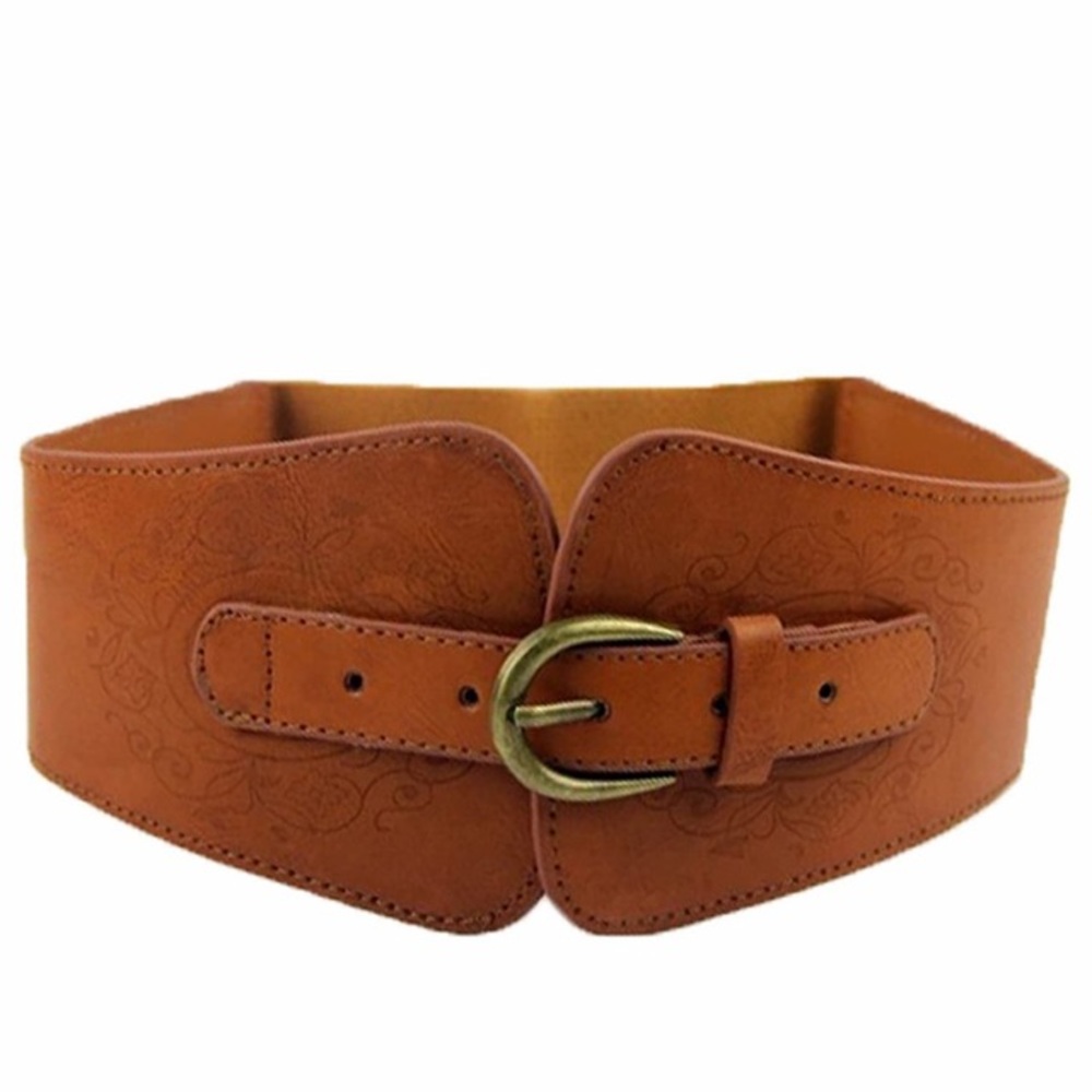 NEW WIDE BROWN BELT - Picture 2 of 2